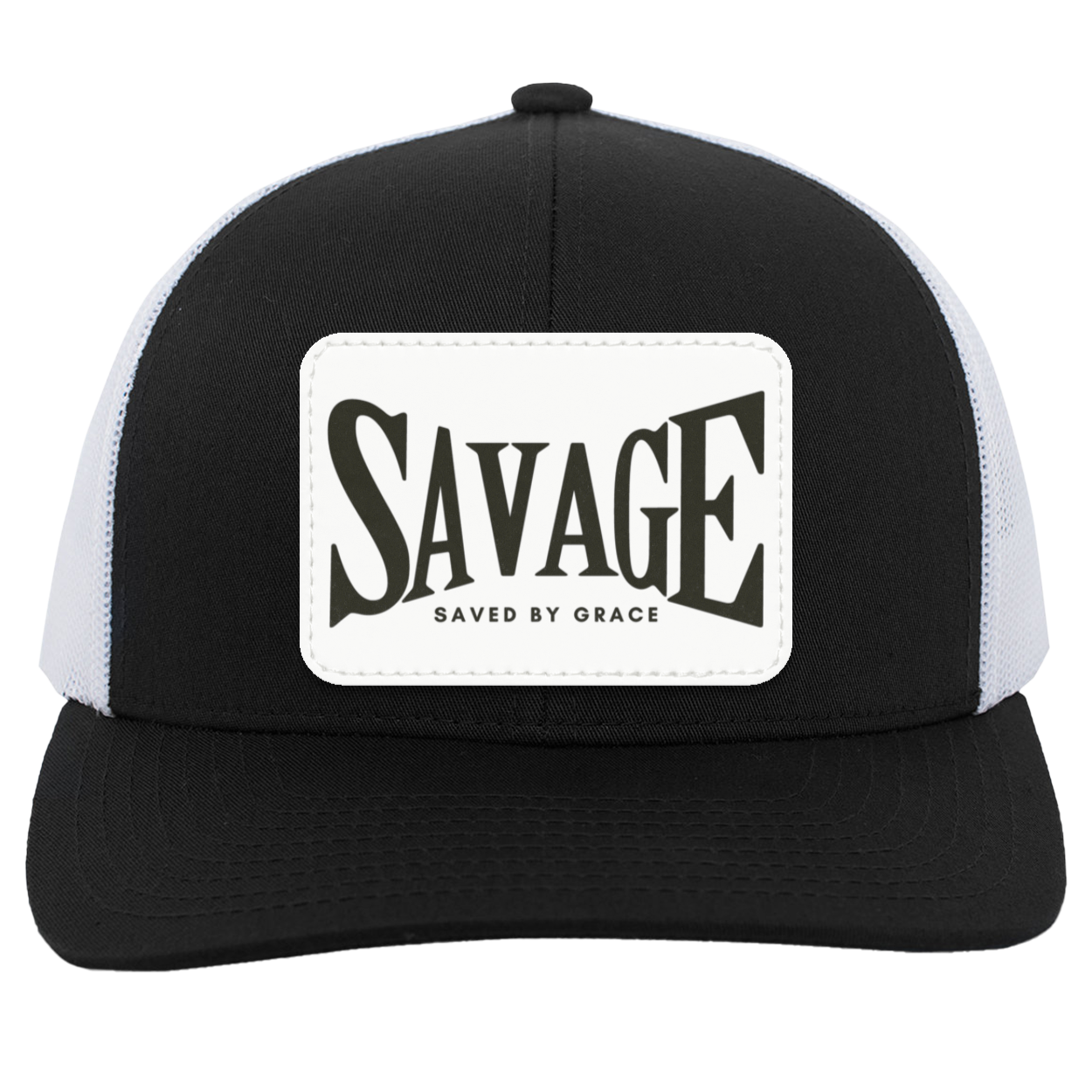 Savage Trucker Snap Back - Black Writing