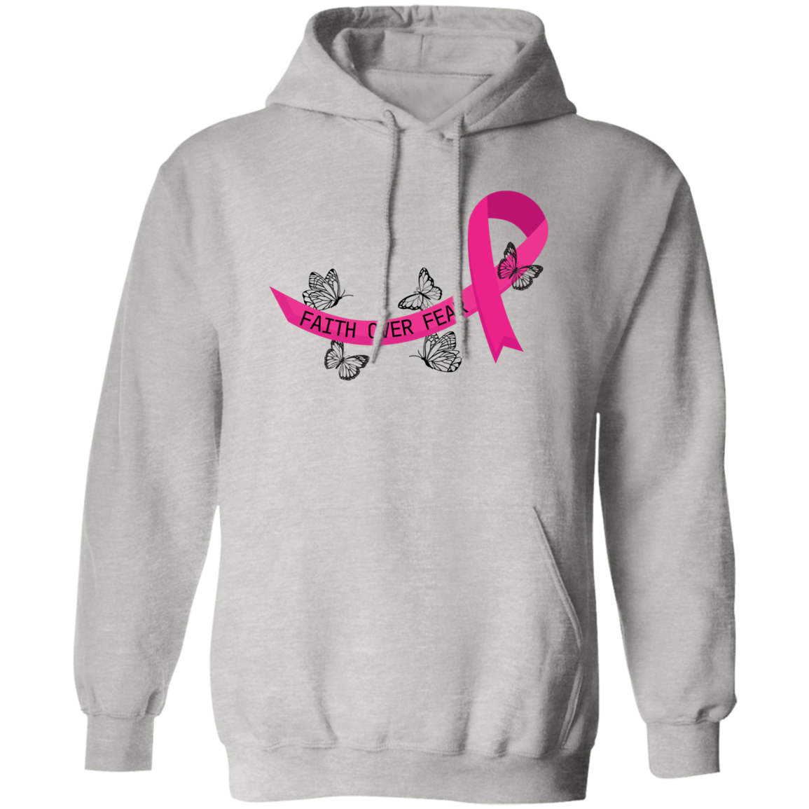 Breast Cancer Pullover Hoodie