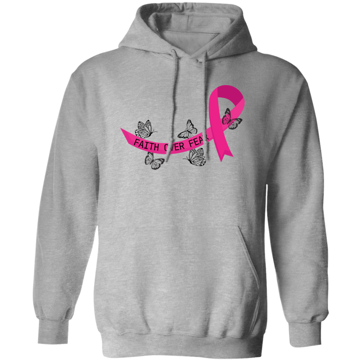 Breast Cancer Pullover Hoodie