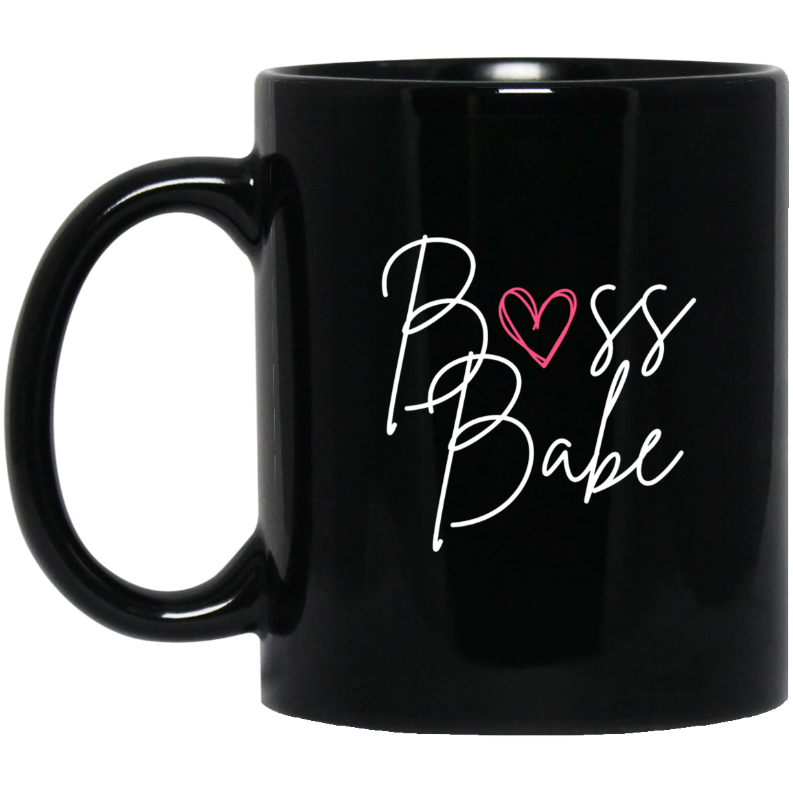 Boss Babe 11 oz. Black Mug