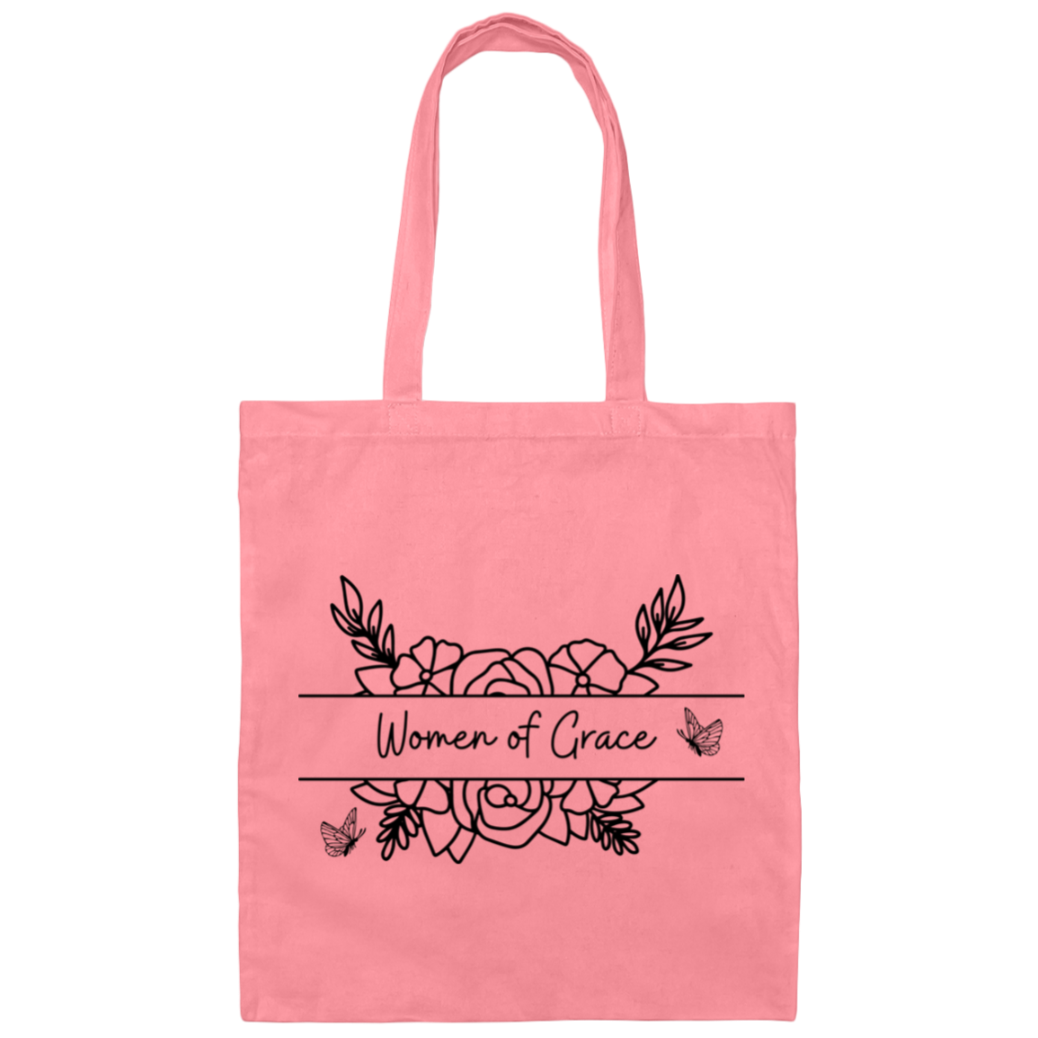 Woman of Grace Canvas Tote Bag