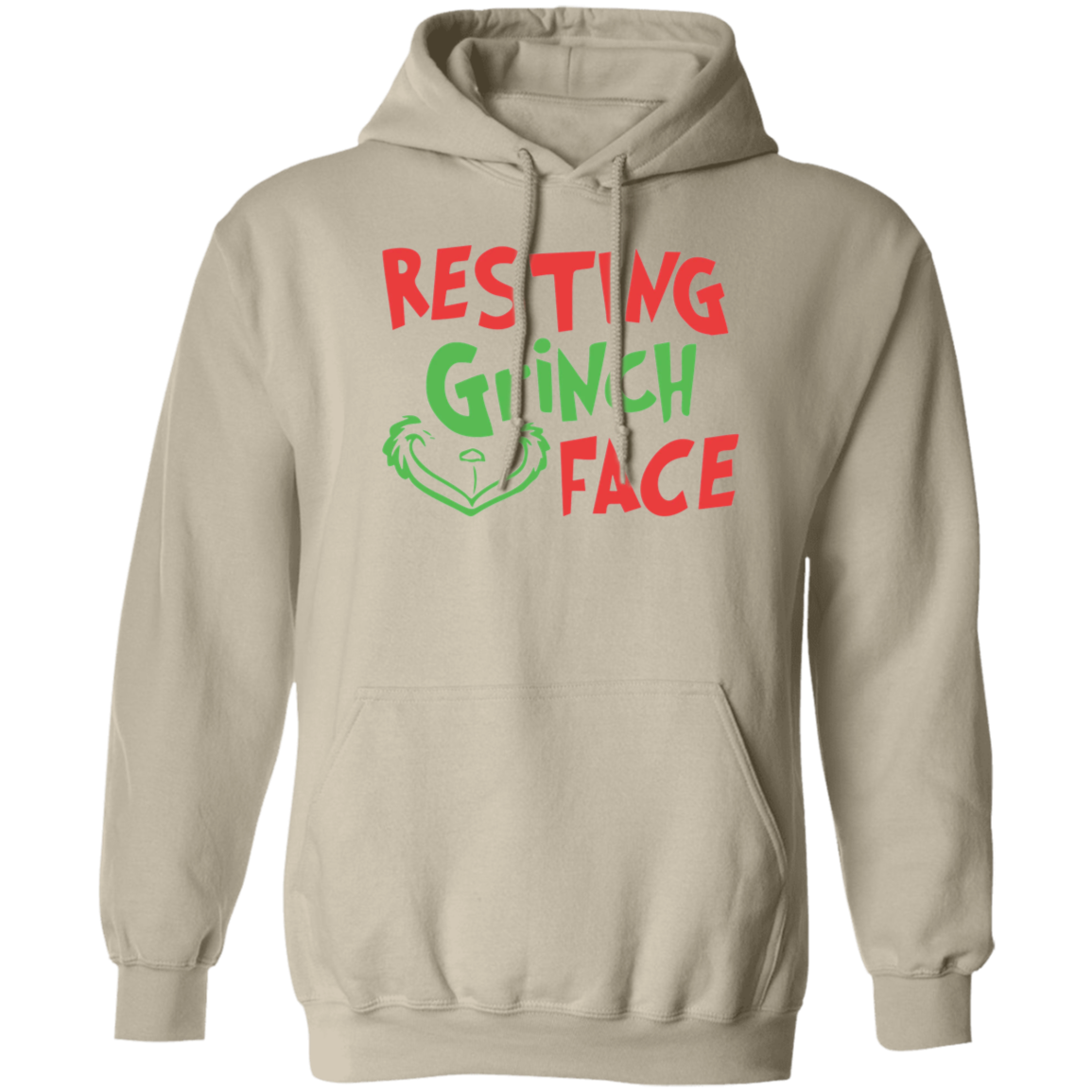 Resting Grinch Face Hoodie