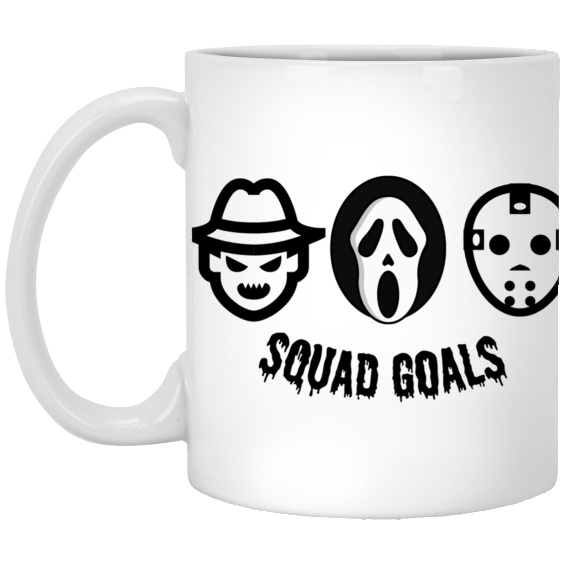 Halloween Squad Goals 11 oz. White Mug