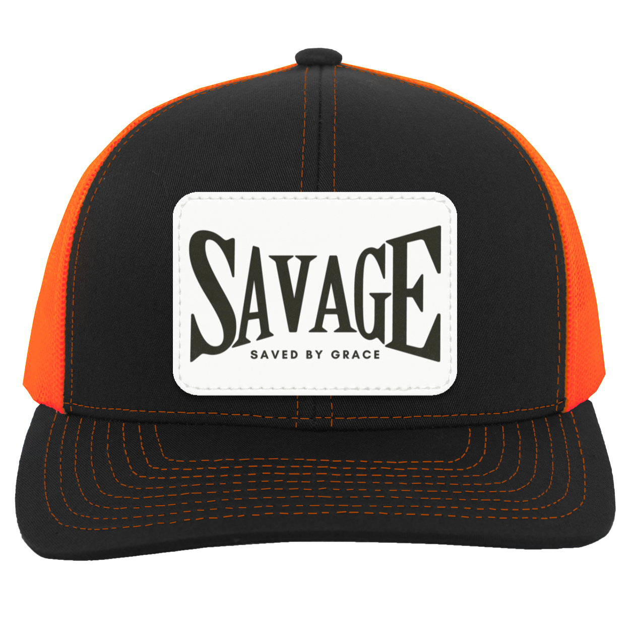 Savage Trucker Snap Back - Black Writing