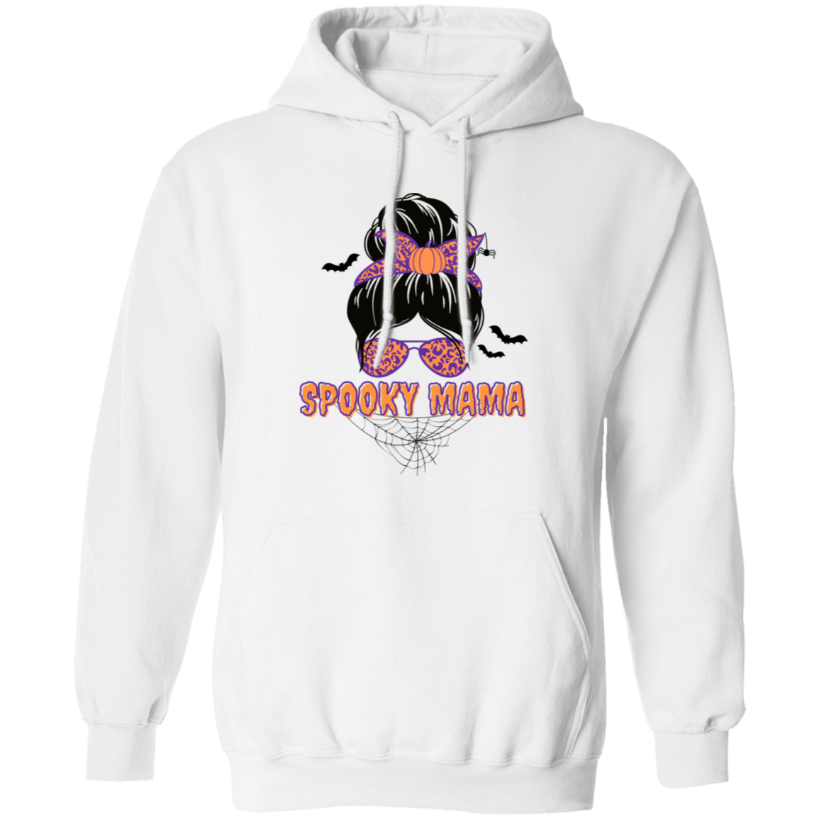 Halloween Spooky Mama Pullover Hoodie