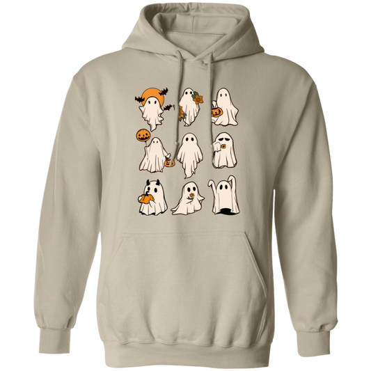 Halloween Ghosts Pullover Hoodie