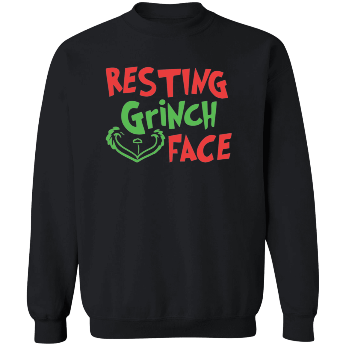 Resting Grinch Face Sweatshirt