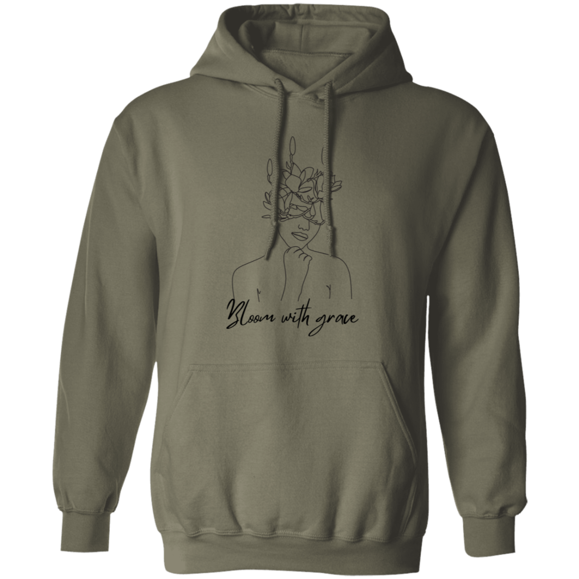 Bloom With Grace Pullover Hoodie