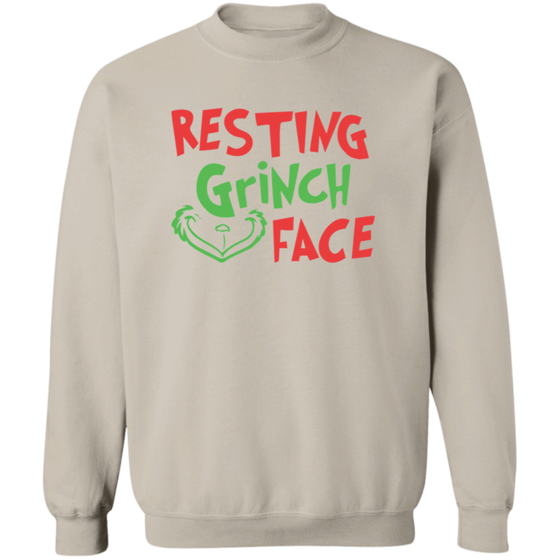 Resting Grinch Face Sweatshirt