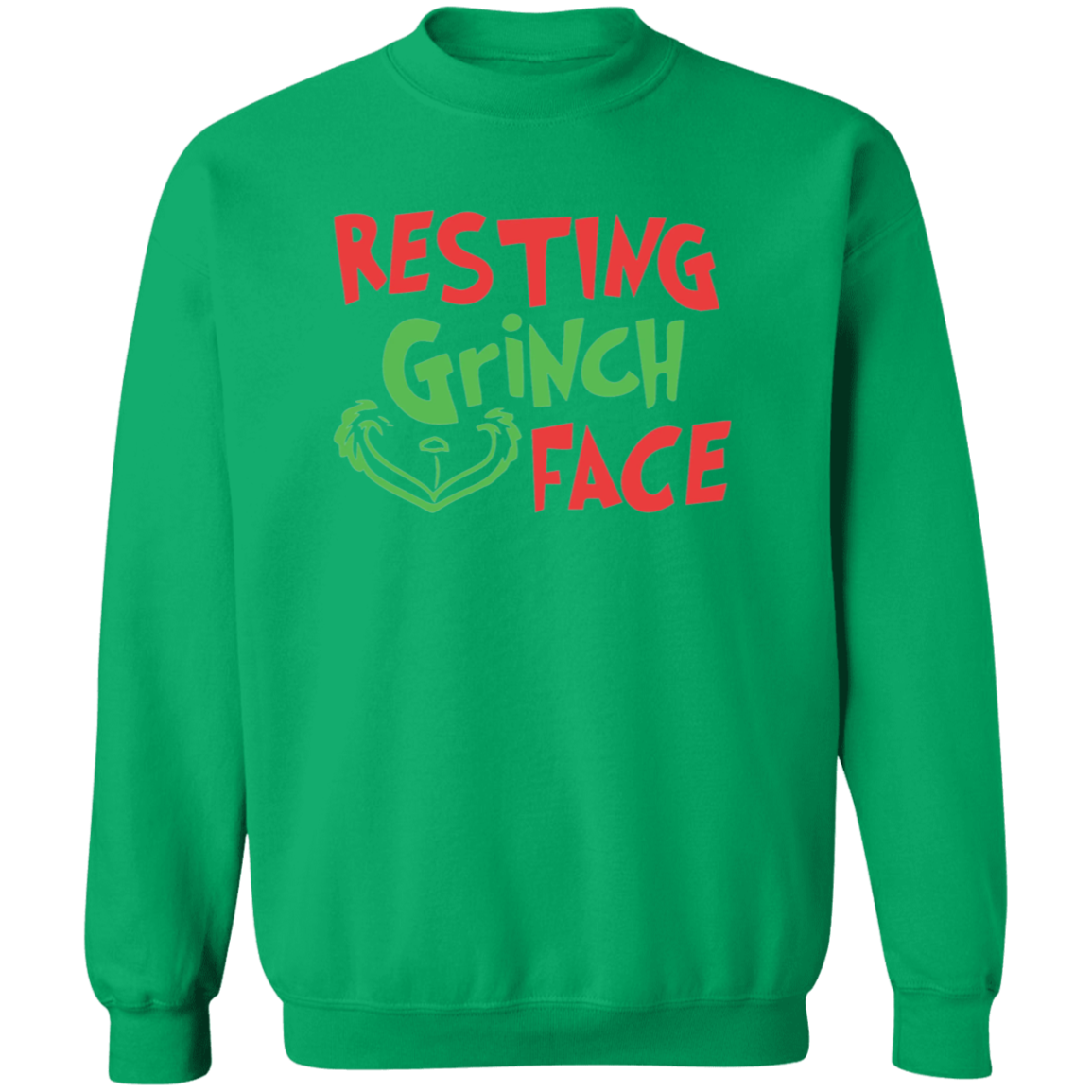 Resting Grinch Face Sweatshirt