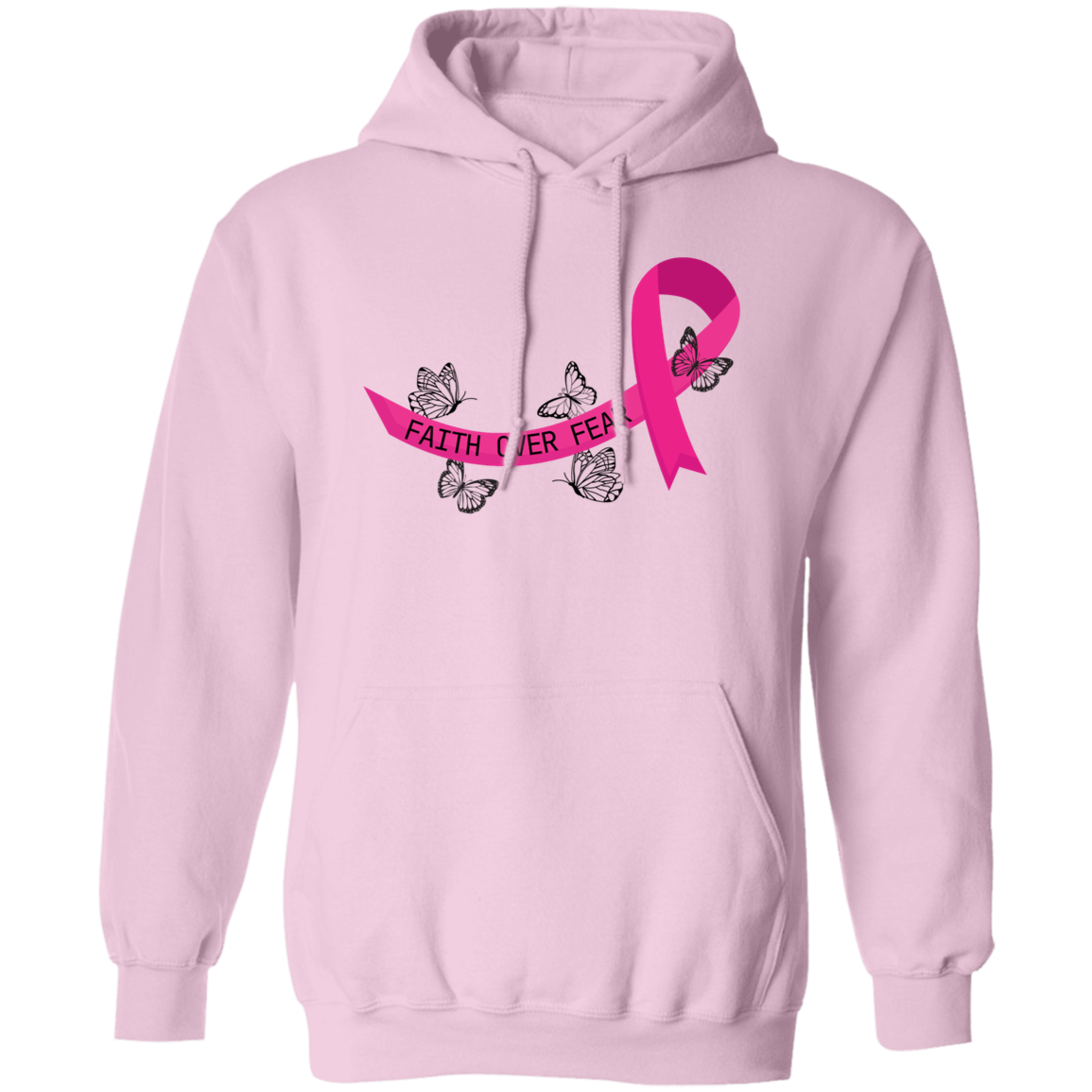 Breast Cancer Pullover Hoodie