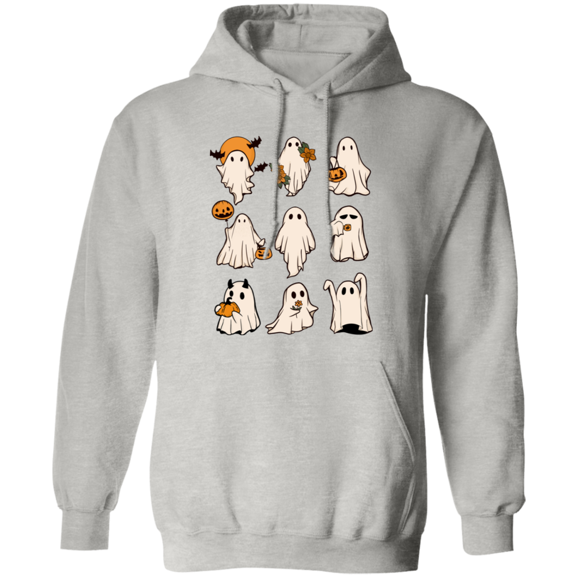 Halloween Ghosts Pullover Hoodie