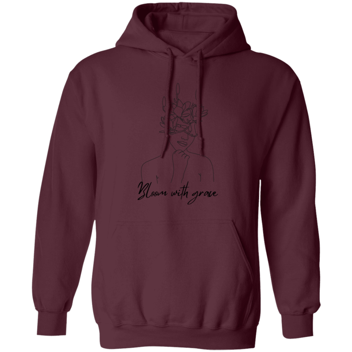 Bloom With Grace Pullover Hoodie