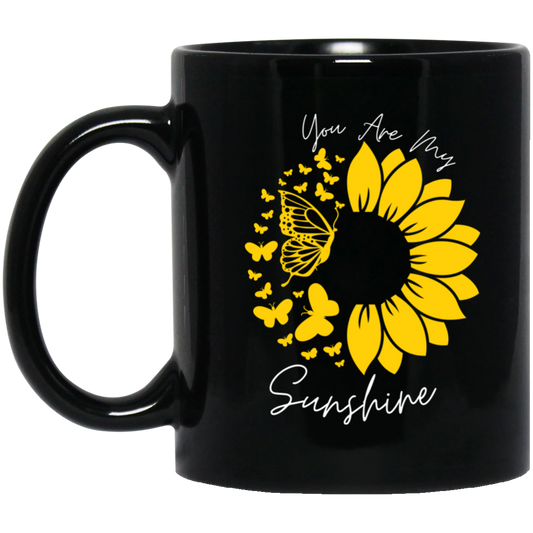 Sammy Sunshine 11 oz. Black Mug