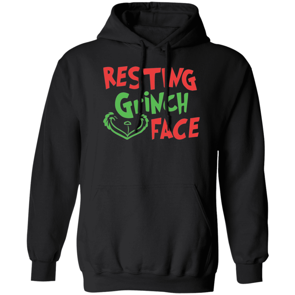 Resting Grinch Face Hoodie