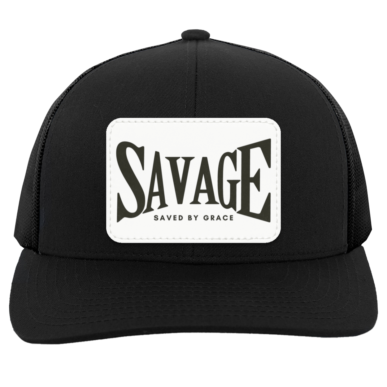 Savage Trucker Snap Back - Black Writing