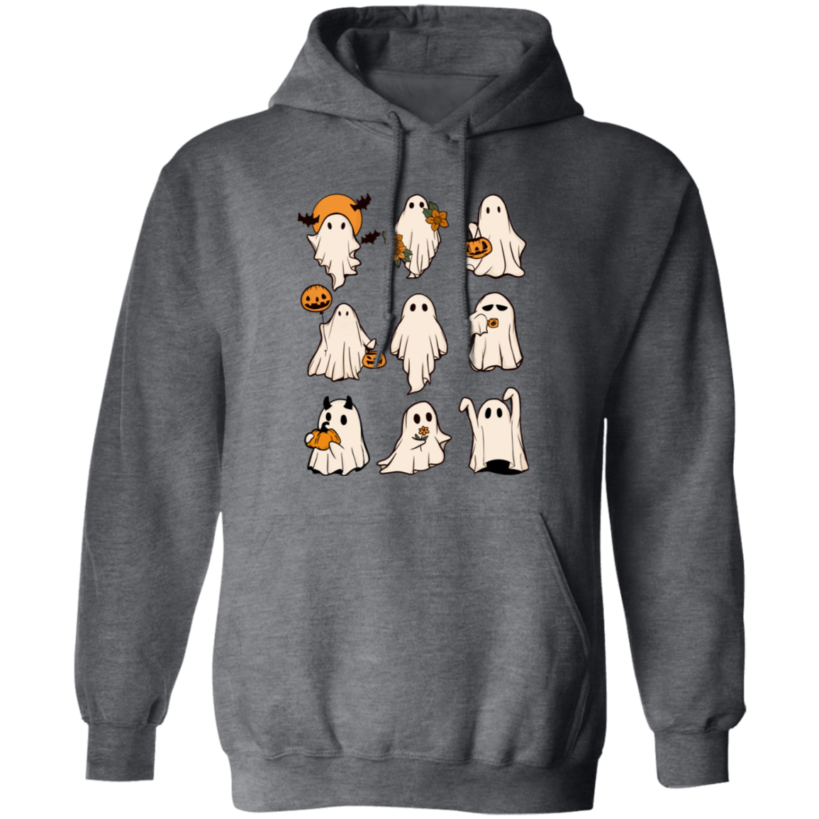 Halloween Ghosts Pullover Hoodie